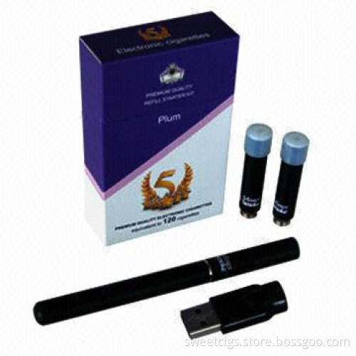 510T Non-disposable Rechargeable Electronic Cigarette Starter Kit, 190mAh Battery Capacity